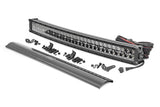 Black Series LED 30 Inch Light Curved Dual Row White DRL