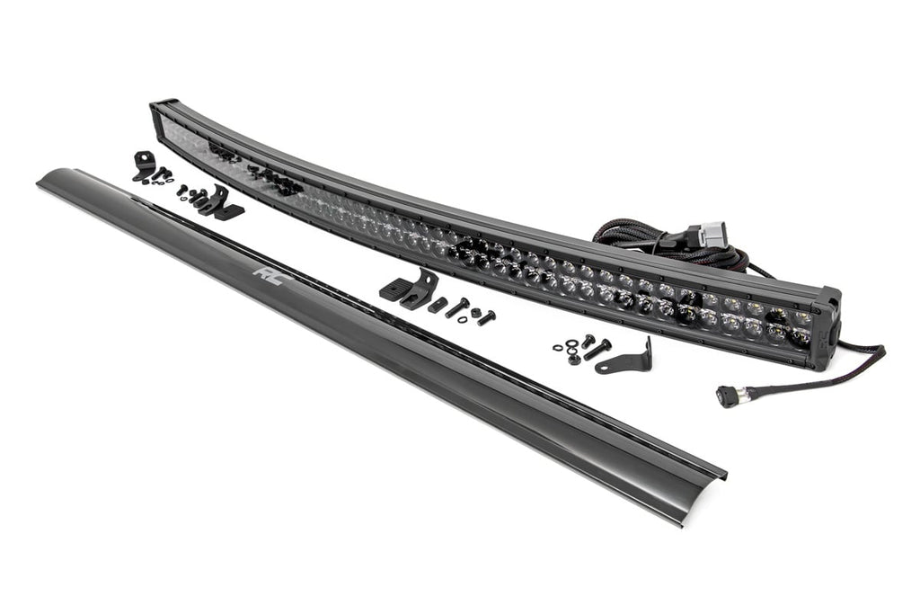 Black Series LED 54 Inch Light Curved Dual Row White DRL