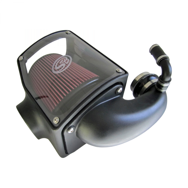 Cold Air Intake For 92-00 GMC K-Series V8-6.5L Duramax Oiled Cotton Cleanable Red