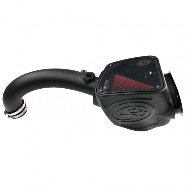 Cold Air Intake For 16-18 Nissan Titan, V8-5.0L Cummins Oiled Cotton Cleanable Red