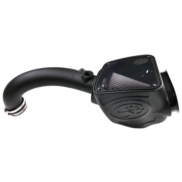 Cold Air Intake For 16-18 Nissan Titan, V8-5.0L Cummins Dry Dry Extendable White