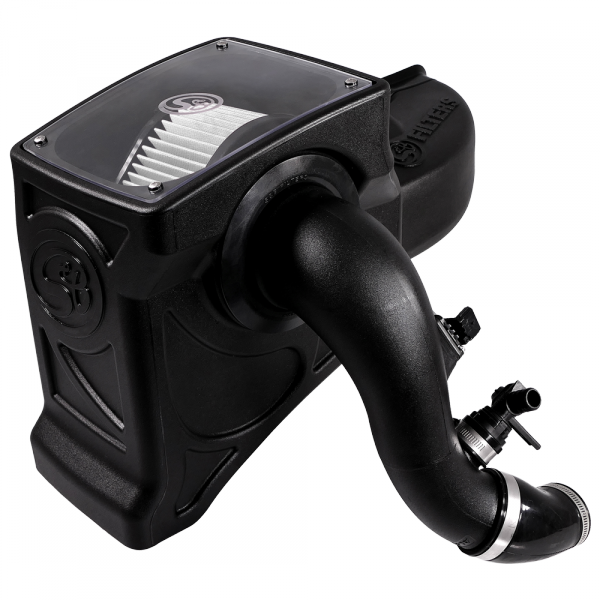 Cold Air Intake For 16-19 Chevrolet Colorado GMC Canyon 2.8L Duramax Dry Dry Extendable White