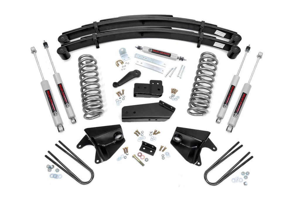 4 Inch Lift Kit Rear Springs Ford F 150 4WD 1980 1996