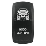 Switch, Rocker JK Hood Light Bar