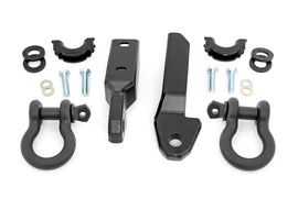 Tow Hook to Shackle Bracket D Ring Combo Chevy GMC C1500 K1500 Truck SUV 88 99