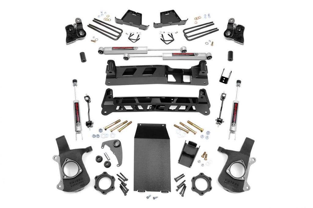 4 Inch Lift Kit Chevy Silverado and GMC Sierra 1500 4WD 1999 2006 and Classic