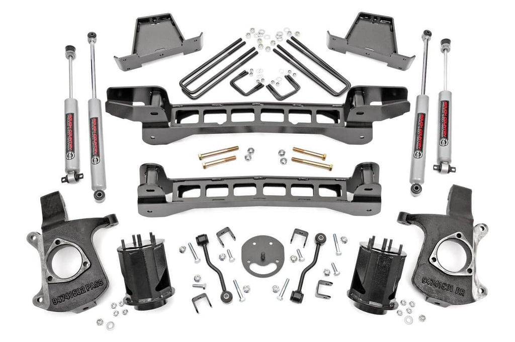 6inch Lift Kit Chevy Silverado and GMC Sierra 1500 2WD 1999 2006 and Classic