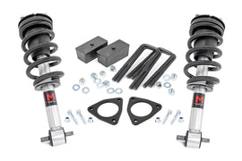 2.5 Inch Lift Kit Alu Cast Steel M1 Strut Chevy GMC 1500 07 16