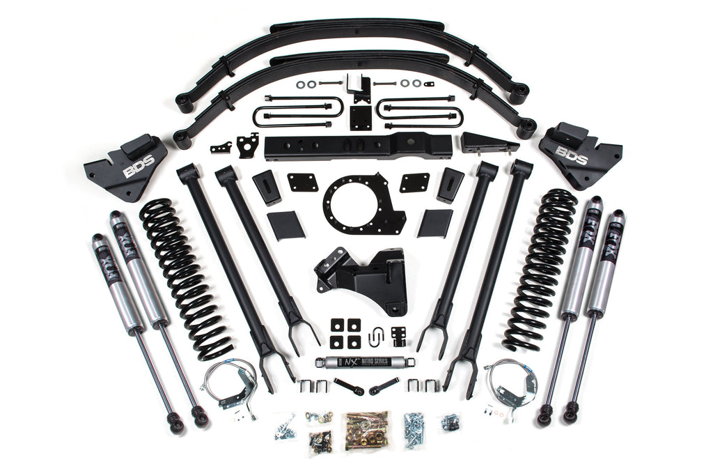 8 Inch Lift Kit | 4-Link Conversion | Ford F250/F350 Super Duty (17-19) 4WD | Diesel