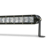 Single Row LED Light Bar With Chrome Face 30.0 Inch