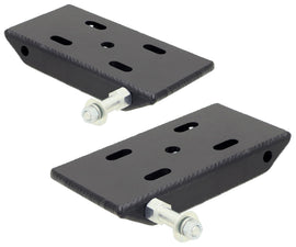 HD Leaf Spring Plates For Use w/2 Inch Springs 76-86 Jeep CJ Front Includes Replaceable Sway Bar Mounts Pair