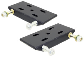 HD Leaf Spring Plates For Use w/2 1/2 Inch Springs 87-95 Wrangler YJ Front Includes Shock and Sway Bar Mounts Pair