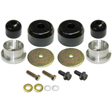 Load image into Gallery viewer, Bump Stop Kit 97-06 Wrangler TJ/LJ Rear Includes Polyurethane Bump Stops Aluminum Spacers Hardware