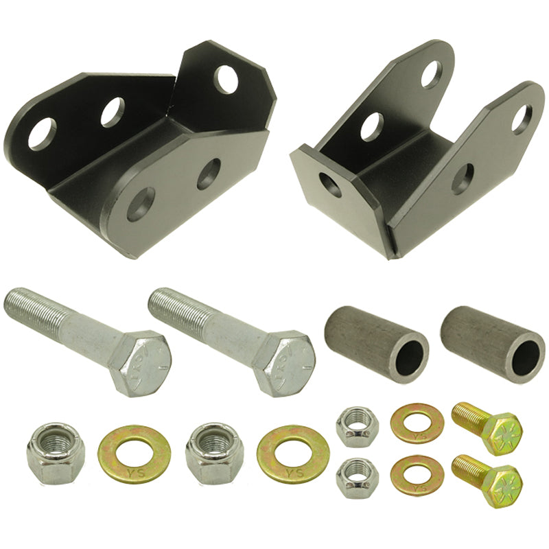 Shock Mount Extensions 97-06 Wrangler TJ and LJ Unlimited Rear Lower Includes Hardware Pair