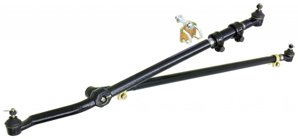 Currectlync Steering System 97-06 Wrangler TJ and LJ Unlimited/XJ/MJ Bolt-On Includes 1 1/4 Inch Diameter Tie Rod/Forged Drag Link HD Steering Stabilizer Shock Mounting Kit