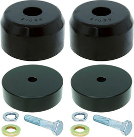 Bump Stop Kit 07-18 Wrangler JK Front Includes Billet Aluminum Spacers Urethane Bump Stops Hardware