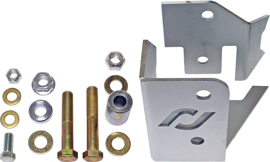 Trac Bar Relocation Kit 07-18 Wrangler JK Rear Diff Housing Includes Inner/Outer Brackets Hardware Some Welding Required