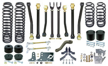 Load image into Gallery viewer, Johnny Joint Suspension System 07-18 Wrangler JK 4 Dr 4 Inch Lift W/Springs Adj. Upper Cntrl Arms Adj. Lower Cntrl Arms Brk Line Reloc. Brkts R S/B Links F/R Trac Bar Reloc s. F/R Bump Stops Pitman Arm