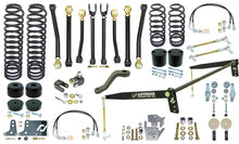 Load image into Gallery viewer, Johnny Joint Suspension System 07-18 Wrangler JK 2 Dr 4 Inch Lift W/Springs, Adj. Cntrl Arms F S/B Links R Antirock S/B w/ Stl. Arms F/R Bmp Stp R Coil Sprg Ret. F/R Ext. Brk Ln F/R T/B Reloc. F/R Shk Reloc. Pitman Arm