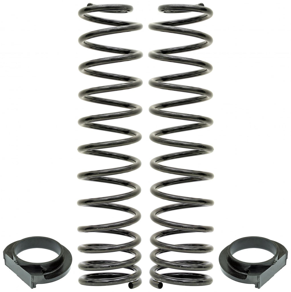 Front Coil Springs 18-Up Wrangler JL 4 Inch Lift Includes Urethane Isolators Pair