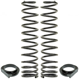 Front Coil Springs 18-Up Wrangler JL 4 Inch Lift Includes Urethane Isolators Pair