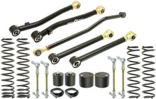 Load image into Gallery viewer, Sport Edition Suspension System 18-Up Wrangler JL 4 Door 4 Inch lift Includes Springs, F Sprg Isolators, Adj. Lower Cntrl Arms F JJ Trac Bar F/R S/B Links F/R Bmp Stp Kits