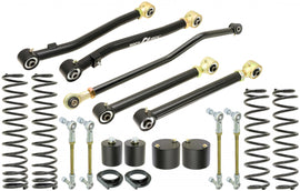 Sport Edition Suspension System 18-Up Wrangler JL 4 Door 4 Inch lift Includes Springs, F Sprg Isolators, Adj. Lower Cntrl Arms F JJ Trac Bar F/R S/B Links F/R Bmp Stp Kits