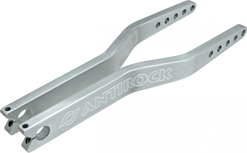 Antirock Aluminum Sway Bar Arms 20 Inch Long 5 Adjustable Link Mounting Holes Pair