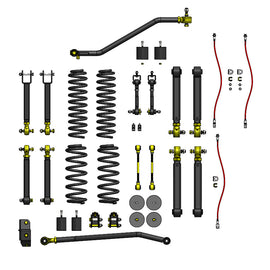 Jeep Wrangler 4.0 Inch Premium Short Arm Lift Kit 1997-2006 TJ/LJ Clayton Off Road
