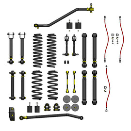 Jeep TJ 4.0 Inch Overland Plus Short Arm Lift Kit For 97-06 Wrangler TJ/LJ Clayton Offroad