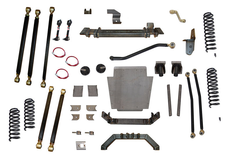Jeep Cherokee 8.0 Inch Pro Series 3 Link Long Arm Lift Kit W/Rear Coil Conversion 84-01 XJ Clayton Off Road