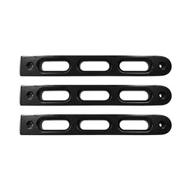 2007-18 Jeep JK Black Slot Style Door Handle Inserts set of 3