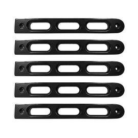 2007-18 Jeep JK Black Slot Style Door Handle Inserts set of 5