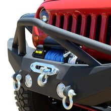 Load image into Gallery viewer, Jeep JK Front Bumper w/Skid Plate 07-18 Wrangler JK Steel Full Length
