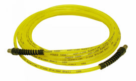 Air Hose 30 Foot Straight Ultraflex 1/4 Inch NPT Male Thread Yellow Power Tank