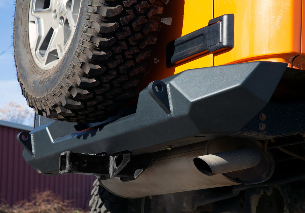 Pyro Mid-width Rear Bumper - Steel | Jeep Wrangler JK – TheEdgeAutomotive