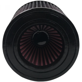 Air Filter For Intake Kits 75-2557 Oiled Cotton Cleanable 7 Inch Red