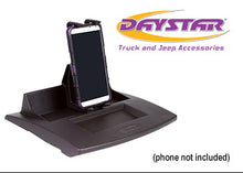Load image into Gallery viewer, 07-10 Upper Dash Panel W/ Large I Phone and I Phone Plus Mini Pad Mount Black Daystar