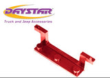 License Plate Bracket for Roller Fairlead Isolator Red Daystar