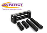 Roller Fairlead Rope Rollers For Synthetic Winch Rope Black Daystar