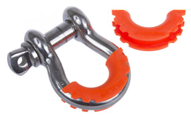 D-RING / Shackle Isolator Fluorescent Orange Pair Daystar