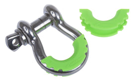 D-RING / Shackle Isolator Fluorescent Green Pair Daystar