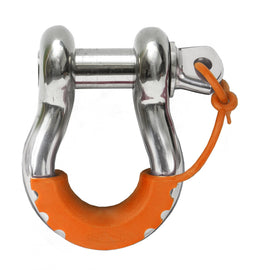 Locking D Ring Isolators Fluorescent Orange Pair Daystar