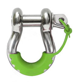 Locking D Ring Isolators Fluorescent Green Pair Daystar
