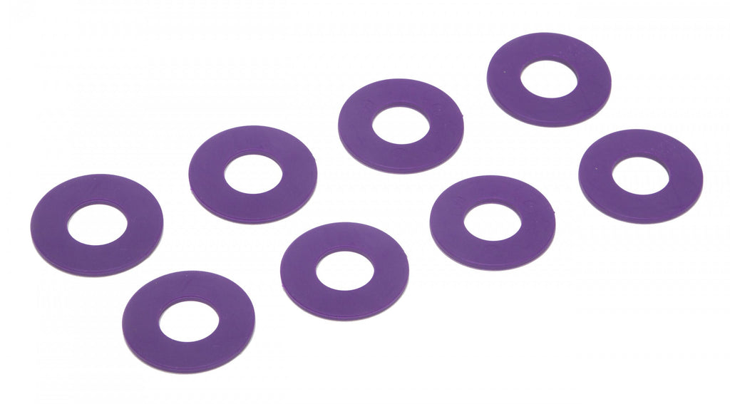 D-RING / Shackle Washers Set Of 8 Purple Daystar