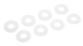D-RING / Shackle Washers Set Of 8 White Daystar
