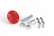 Load image into Gallery viewer, Hood Pin Kit Red Single Includes Polyurethane Isolator Pin Spring Clip and Related Hardware Daystar