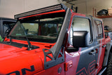 Jeep JL Over Windshield Light Bar Bracket 18-Present Wrangler JL