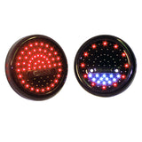 Jeep TJ LED Tail Lights 5 Inch Round Red/White Pair LiteDOT