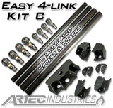 Easy 4 Link Kit C Tube 7/8 Inch and 1.25 Inch Rod Ends Artec Industries